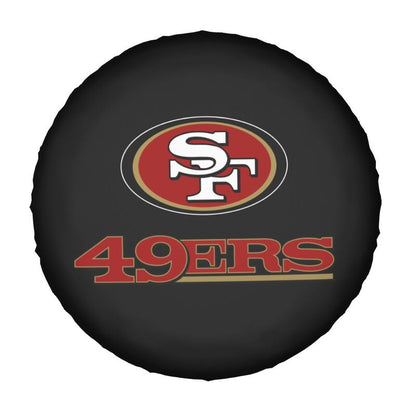 San Francisco 49ers 2 Print tire protection covers car sunscreen tire protection covers