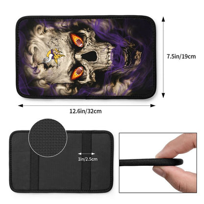 Minnesota Vikings Printed car armrest box pad elbow support anti slip pad