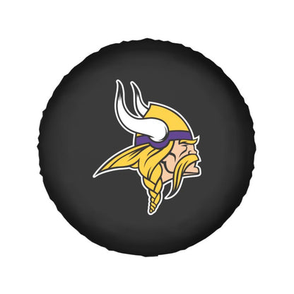 Minnesota Vikings Car tire protective cover waterproof and dustproof tire cover