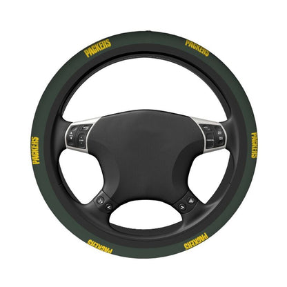 Green Bay Packers 5 Printed breathable elastic steering wheel cover anti slip cover