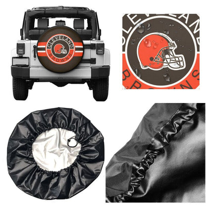 Cleveland Browns Print tire protection cover car sun protection tire protection cover
