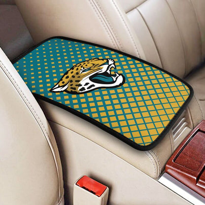 Jacksonville Jaguars Car handrail box cushion Personalized printed car armrest cover