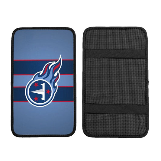 Car armrest box pad Tennessee Titans7 Printed central armrest box pad anti slip pad