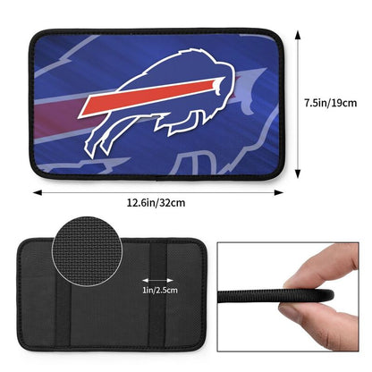 Car armrest box pad Buffalo Bills 4 Printed central armrest box cushion protective pad
