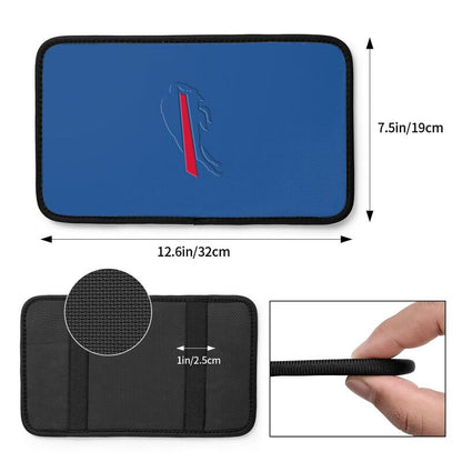 Car armrest box pad Buffalo Bills Printed central armrest box cushion protective pad