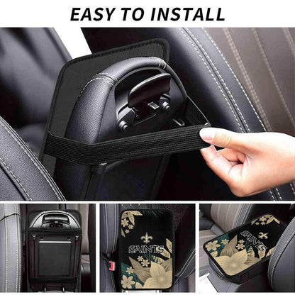 New Orleans Saints Car armrest box protective cover car center console armrest pad