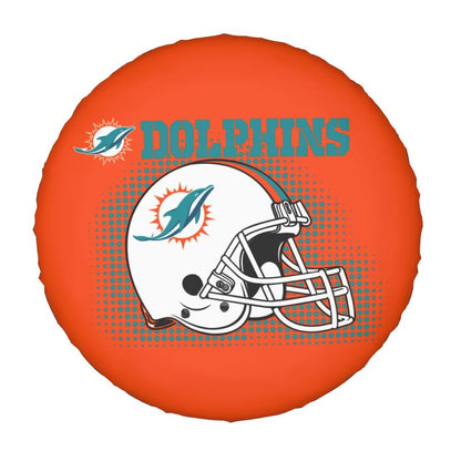 Miami Dolphins Printed tire protection cover car sun protection tire protection cover