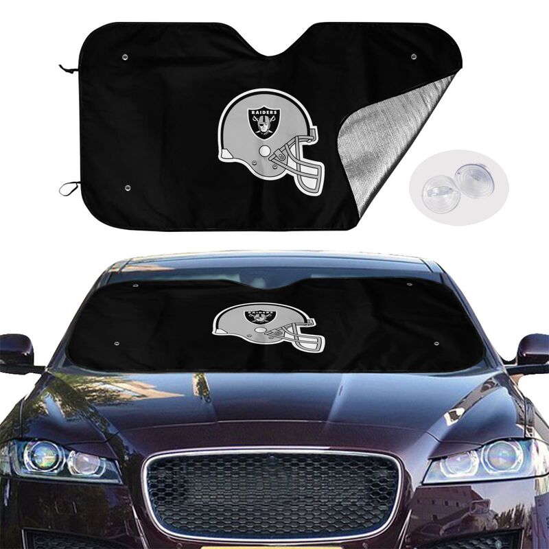 Las Vegas Raiders 3 Print is suitable for front Car windshield sunshades Car windshield sunshades