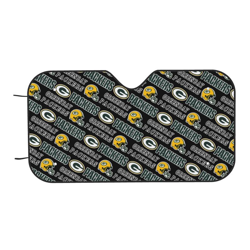 Green Bay Packers Printed suitable for front Car windshield sunshades Car windshield sunshades