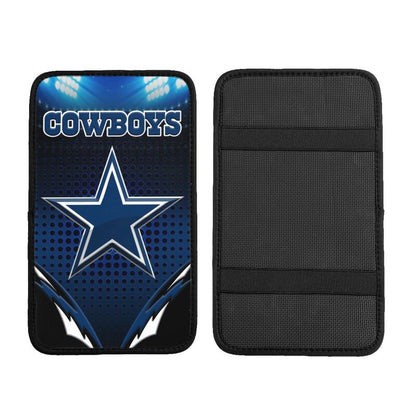 Car armrest box pad Dallas Cowboys5 Printed central armrest box pad anti slip pad