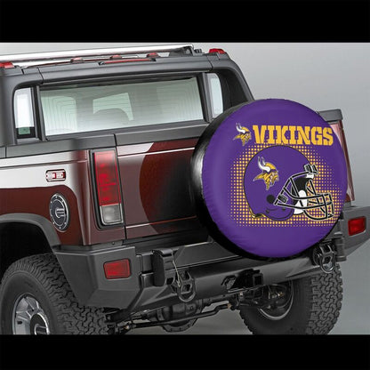 Minnesota Vikings Printed tire protection cover car sun protection tire protection cover