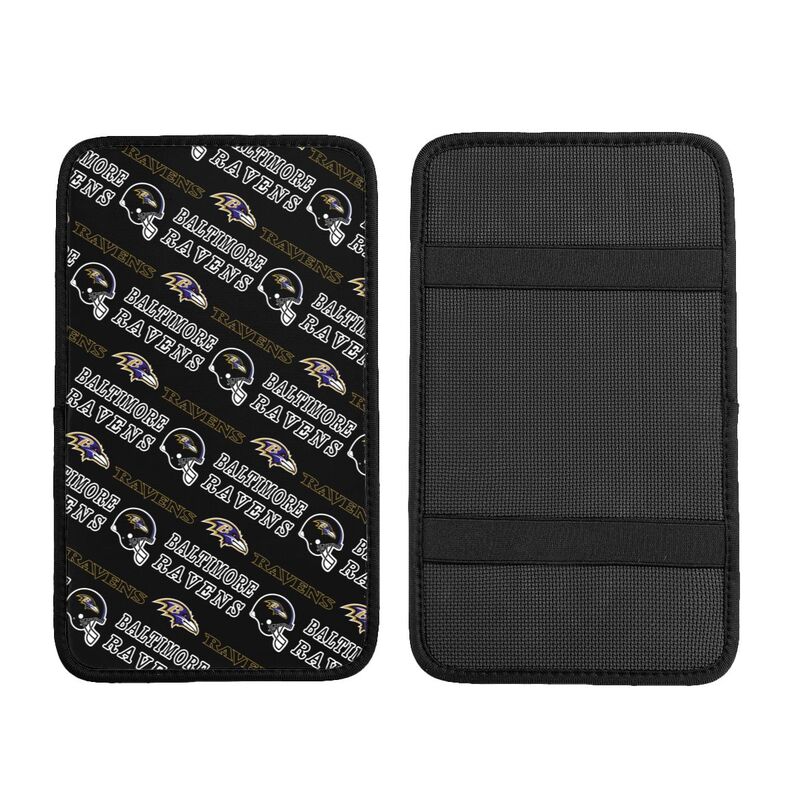Baltimore Ravens Printing car armrest box protective pad
