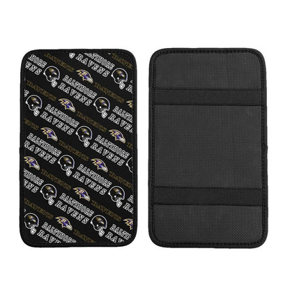 Baltimore Ravens Printing car armrest box protective pad