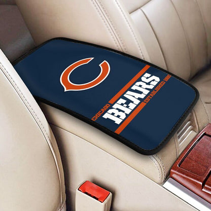 Chicago Bears Printed car armrest box pad Protective pad