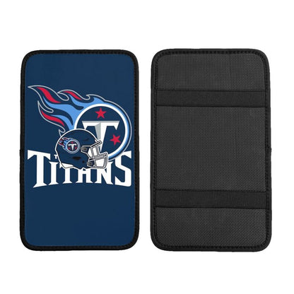 Car armrest box pad Tennessee Titans3 Printed central armrest box pad anti slip pad