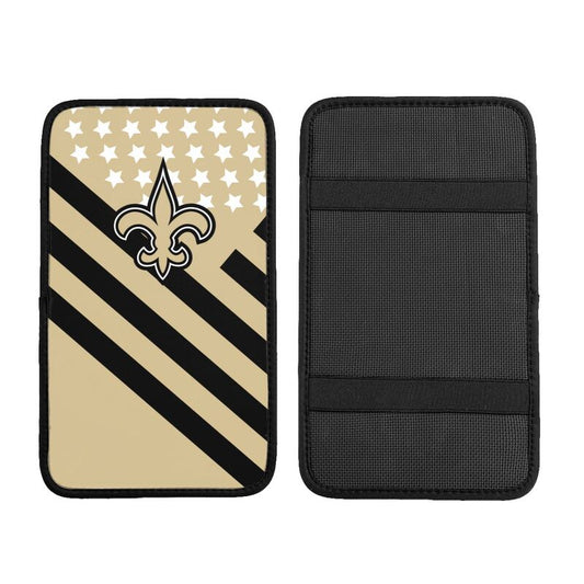 New Orleans Saints Printed car armrest box pad elbow protection pad