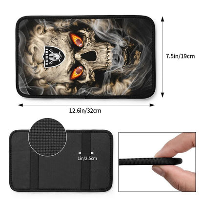 Las Vegas Raiders Printed car armrest box pad elbow support anti slip pad