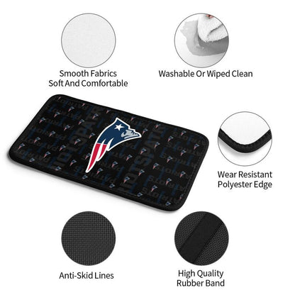 New England Patriots 2 printed Car handrail cushion Personalized car armrest cover