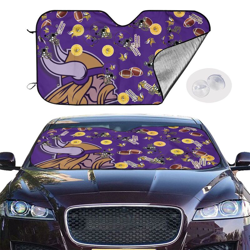 Minnesota Vikings Print multiple sizes car windshield sunshade panel car windshield sunshade cover