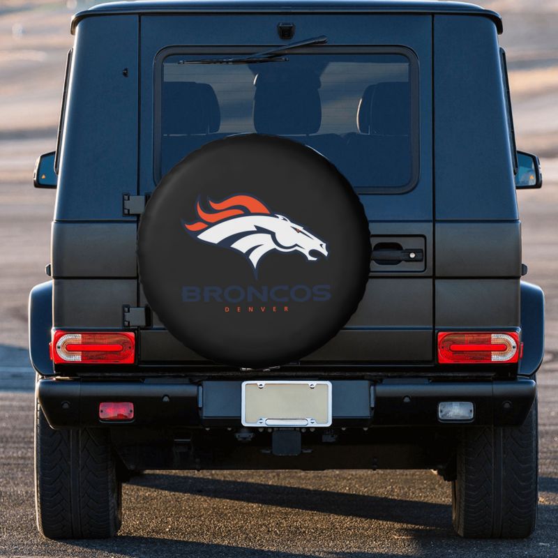 Denver Broncos Car tire protection cover spare tire waterproof and dustproof cover