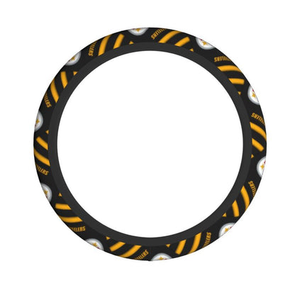Pittsburgh Steelers 1 Printed car anti-skid cover elastic steering wheel cover