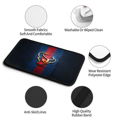 Car armrest box pad Houston Texans Printed central armrest box pad anti slip pad