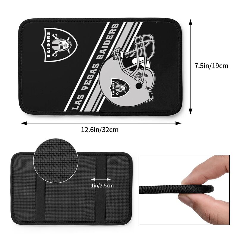 Las Vegas Raiders Print armrest protective cover car armrest box cushion