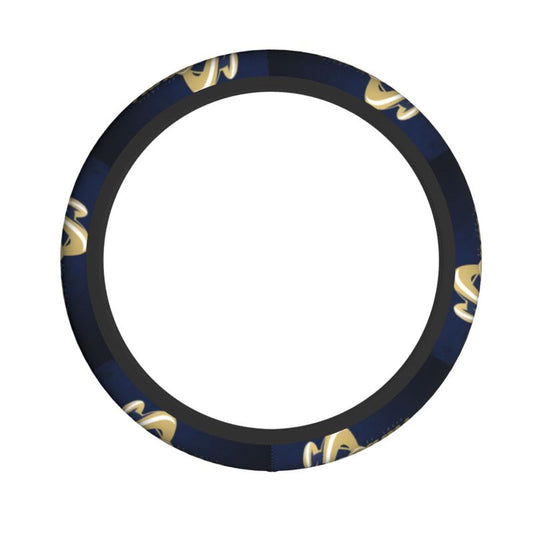 Los Angeles Rams 2 Printed breathable elastic steering wheel protective cover
