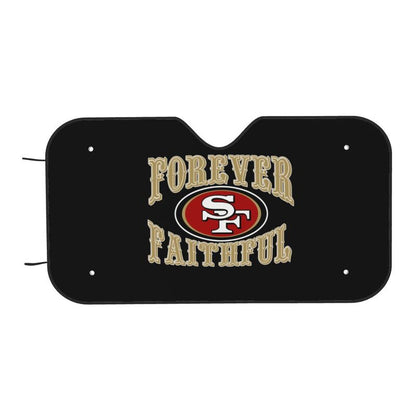 San Francisco 49ers Printing car multi size front windshield sunshade car windshield sunshade