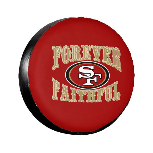 San Francisco 49ers Printing car spare tire dust protection cover tire protection cover