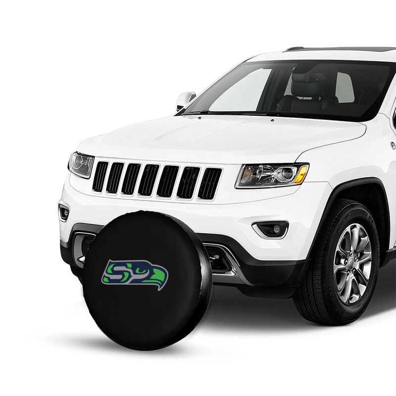 Seattle Seahawks 2 Printing tire protection cover car sun protection tire protection covers