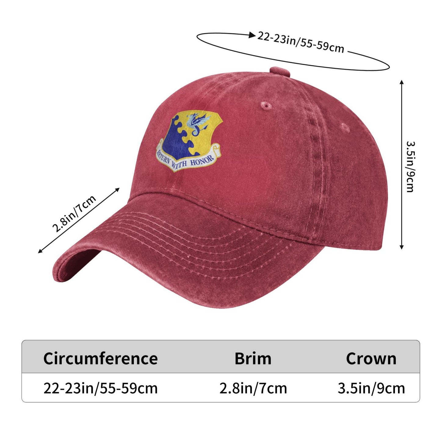 31st Fighter Wing Printing unisex baseball cap adjustable cap veteran gift