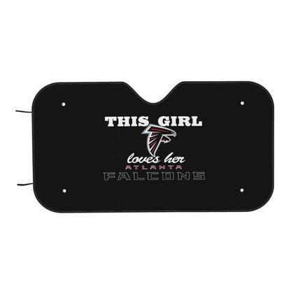 Atlanta Falcons Printing multi size car front windshield sunshade car windshield sunshade