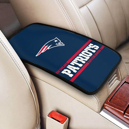 New England Patriots Printed car armrest box pad Protective pad