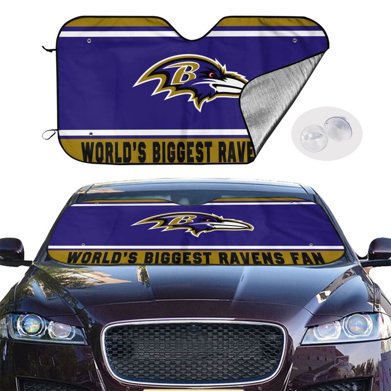 Baltimore Ravens Printing is suitable for car front windshield sunshades Car windshield sunshades