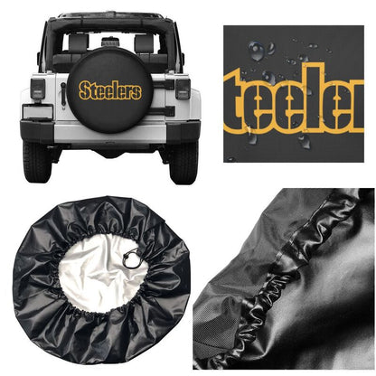 Pittsburgh Steelers car dustproof sunscreen tyre protective cover Tyre protective cover