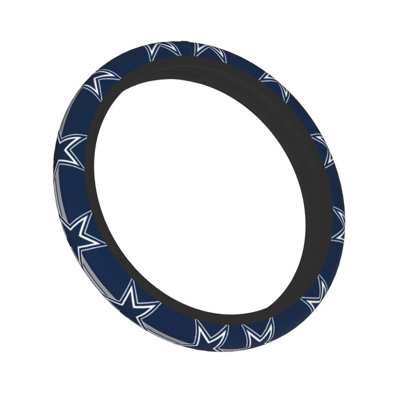 Dallas Cowboys 2 Printed elastic steering wheel cover breathable protective cover