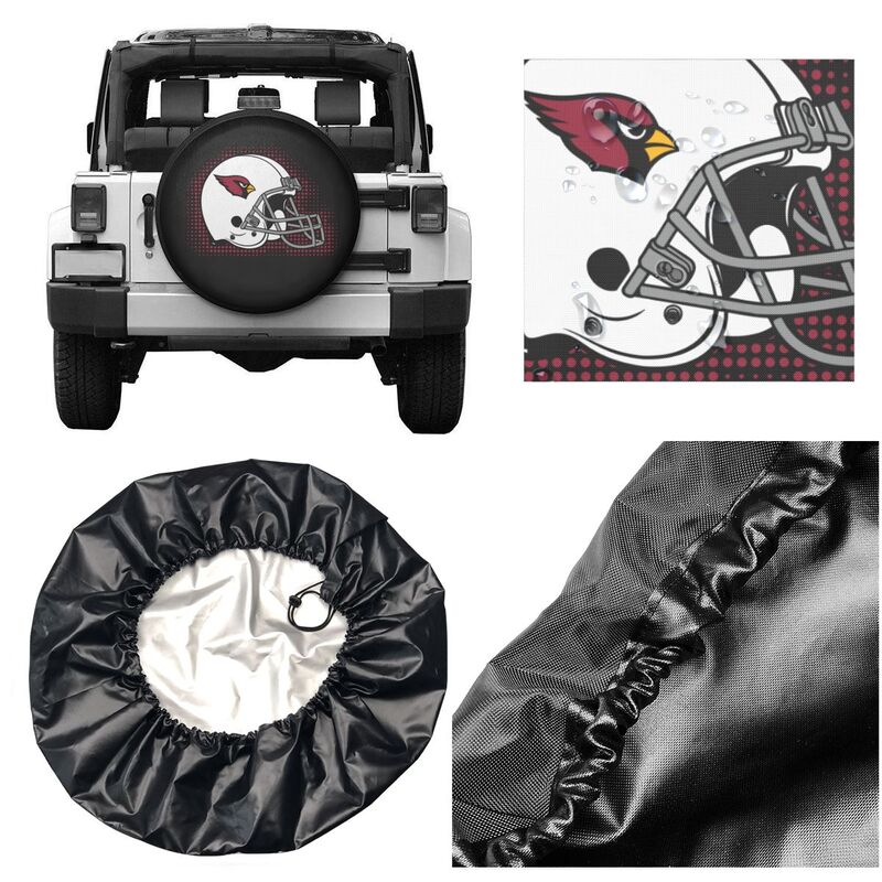Arizona Cardinals Printing tire protection covers car sun protection tire protection cover