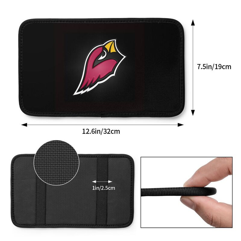 Arizona Cardinals Printed car armrest box pad elbow protection pad