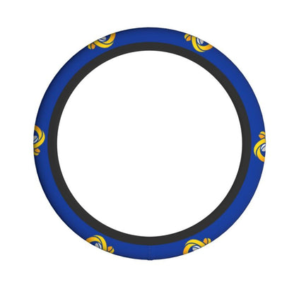 Los Angeles Rams 2 Printed breathable elastic steering wheel cover anti slip cover