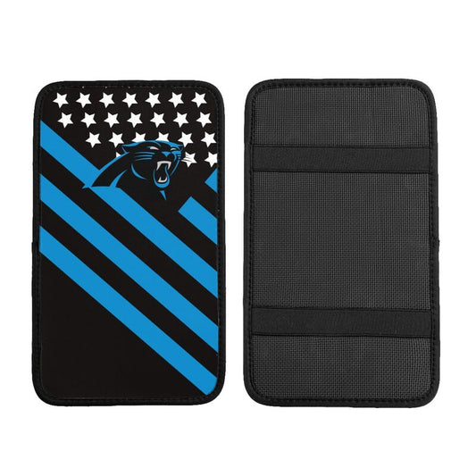 Carolina Panthers Printed car armrest box pad anti-abrasion pad