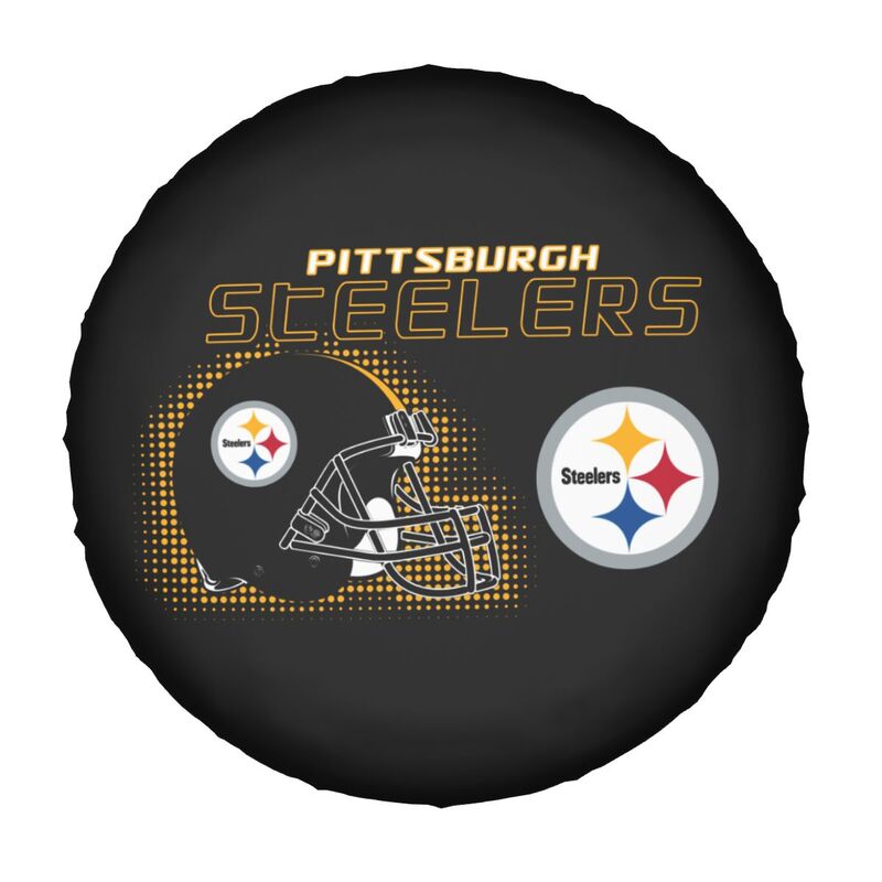 Pittsburgh Steelers Print car tire protection cover car spare tire dust protection covers