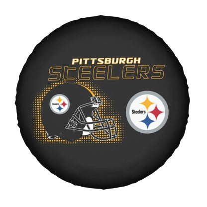 Pittsburgh Steelers Print car tire protection cover car spare tire dust protection covers