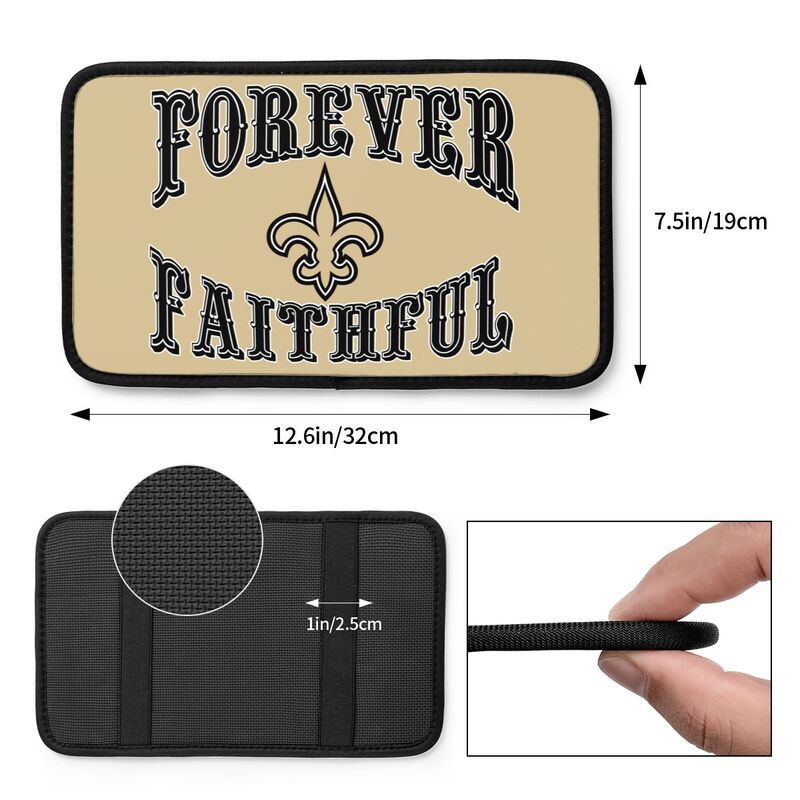 New Orleans Saints Print car armrest box cover armrest protective cover