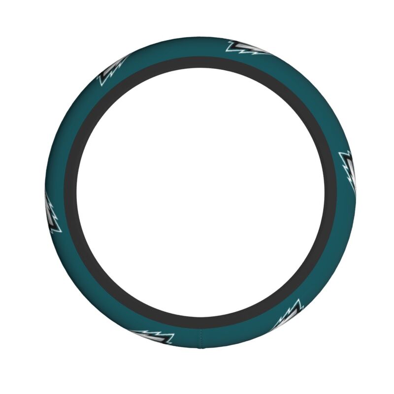 Philadelphia Eagles 3 Printed breathable elastic steering wheel anti slip cover