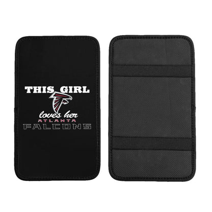 Atlanta Falcons Printing car center console pad car armrest protective cover