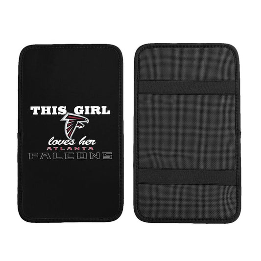 Atlanta Falcons Printing car center console pad car armrest protective cover