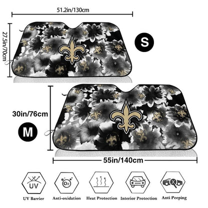 New Orleans Saints Printed multi size car front windshield sunshade car windshield sunshade