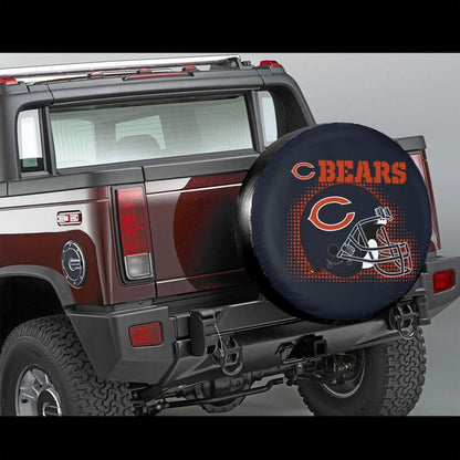 Chicago Bears Printed tire protection cover car sun protection tire protection cover