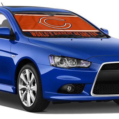 Chicago Bears Printing is suitable for car front windshield sunshades Car windshield sunshades